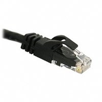 Cables To Go 27150 Cat6 550 MHz Snagless Patch Cable, Black (1 Foot)