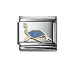Loch Ness Monster Grey Classic Enamel, Italian Charm by Nomination Charms