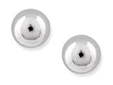 Silver Ball Earrings - 4mm