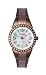 Fossil Women's Crystal Accented Brown Ion-Plated Watch #AM4138
