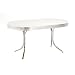 Retro Oval Dining Table in Bright Chrome