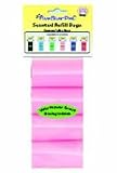 Pet Supplies : 5Star Coreless Scented Dog Walking Poop Bags Pink 60 Count