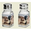 Artworks Home Accents ~ Labrador Black Yellow Chocolate Lab Dog Puppies When Rascals Become Legends Salt and Pepper Shakers