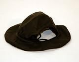 Black Neoprene Dog Hat -Size 1