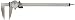 Mitutoyo 504-106, Heavy Duty Dial Caliper, 0 - 12" X .001", .200" per rev., White Face, .4 - 12" ID Nibs
