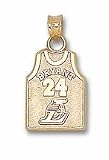 Los Angeles Lakers 5/8 Bryant #24 Jersey Pendant - 10KT Gold Jewelry