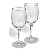 Washington State - Nordic Wine Glass - Silver