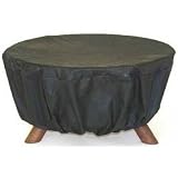 Firepit Cover (Black) (16.5 High x 32 Diameter)