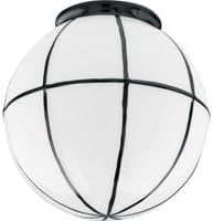 Rejuvenation B1931 Classic 6" Opal Ball Painted Shade