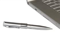 silver writing pen with 1GB USB flash memory stick. PC