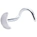 Sterling Silver Half Moon Nose Ring