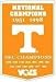 Tennessee Volunteers 24 x 36 NCAA Football Dynasty Banner from Winning Streak Sports
