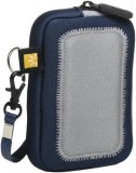 Case Logic Pockets, Small, Neoprene Material Stretches to Accommodate a Variety of Devices, Blue / Silver