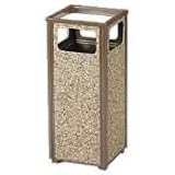 Aspen Series Outdoor Sand Urn/12-Gallon Litter Receptacle, Gray (URIR12SU2000PL)