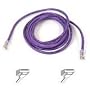 Belkin 25ft  CAT5E Purple Patch Cord Snagless