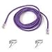 Belkin 25ft  Cat5e Purple Patch Cord Snagless