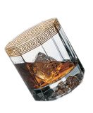 Versace by Rosenthal Medusa d'Or Crystal Whiskey Glasses, Set of 2