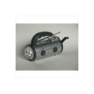 Sonnet FSH-240 Dyanmo AM-FM Flashlight Radio With Siren by 