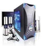 AMD Athlon 64 3800+ (2.0GHz) Socket AM2 Processor/Asus M2N-MX Motherboard/1 GB PC4200 DDR2 Memory/250GB Serial ATA150 7200RPM Hard Drive/16X DVD-RW Dual Layer Drive//nVIDIA Geforce 7300 GS 256MB PCI-Express Video/3D Audio (8 Channels)/56K Voice Fax Modem/10/100/1000 Gigabit Network Interface/X-Plorer Thermally advantaged tower chassis/350 Watt Power Supply/(10) USB 2.0 ports/Keyboard, Scroll Mouse & Speakers/MS Windows XP Home Edition