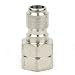 Interstate Pneumatics PW7145 Pressure Washer 3/8 inch FNPT Stainless Steel Plug 5200 PSI