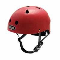 nutcase Lifestyle Kinder Fahrradhelm little nutty gen2 red sparkle Größe XS (46-52)
