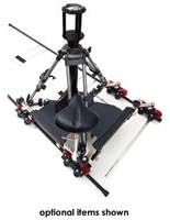 Indie Dolly Systems CTD Universal Dolly with Seat and Push Bar - Adjusts to Any Track Width, Straight or Curved