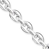 Sterling Silver Fancy Link Bracelet QG719-7.5