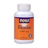 BIOTIN 5000mcg - 120 VCAPS., (Now Food)