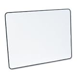 Magna Visual WOW-3648 Magna Visual White-On-White Magnetic Planning Board, Steel, 48 x 36, White/BLK