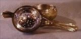 Classic Silver plate tea strainer handle/drip bowl