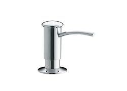 KOHLER K-1895-C-VS Soap or Lotion Dispenser with Contemporary Design (Clam Shell Packed), Vibrant Stainless