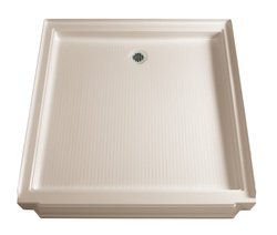 Kohler Memoirs shower receptor with center drain, 48
