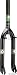 Odyssey Black Zero Offset Flat Fork, 3/8" Dropouts