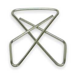 Industrial Grade 2WFV1 Butterfly Clamp, 1 1/2 In, Smll, PK30