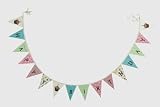 Moda Home Vintage Reproduction Happy Birthday Cupcake Banner