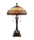 Quoizel TF6660BB West End 2 Light Table Lamp in Brushed Bullion
