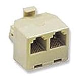 Cables To Go 01922 RJ11 4-pin Modular T-Adapter