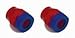 Search Our Specialty Mall : Magna-Clamp Vacuum Line Fitting 5/32 in. ID Hose Quantity 2 Red/Blue