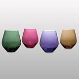Lenox Tuscany Harvest Assorted Colors Crystal White Wine Glasses, Set of 4
