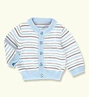 Petit Bebe Pure Cotton Knitted Matinee Cardigan