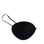 Eyepatch Black Satin on Elastic