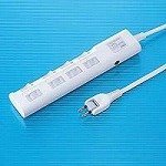 サンワサプライ 火災予防安全省エネタップ TAP-TSH2445SWの画像