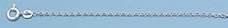 Sterling Silver Rolo Chain Anklet - 10'' in Length