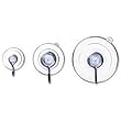 Club Pack of 12 Suction Cups for Hanging Christmas Decorations - Assorted Sizes
