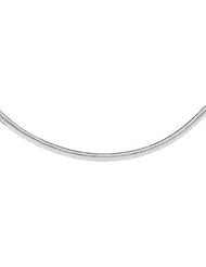 Solid Domed Omega Chain Sterling Silver Ch177 16 Inch