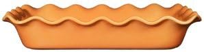 Emile Henry Urban Rectangular Baking Dish - Ruffled - Orange