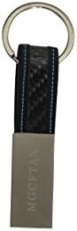 MGCFTan Genuines Carbon Fiber Keychain for Men ,Classics&amp;Simple Design Smart Gift Idea (Blue)