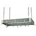 Royce Lighting RF41/BS Home Accents 30 Inch Metal Pot Rack Brushed Steel with Bonus Trivet Image