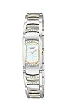 Eco-Drive Silhouette Crystal Mother-of-pearl Dial Women's watch #EG2734-56D