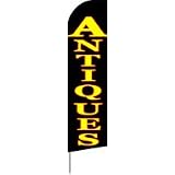 Antiques Feather Banner Flag (11.5 x 2.5 Feet)
